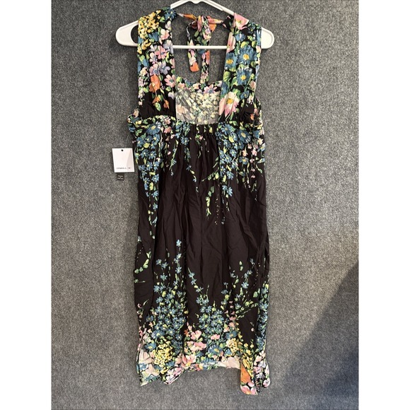 O'Neill‎ - Women's Colorful Floral Midi Dress - Size Medium NWT - Picture 1 of 7